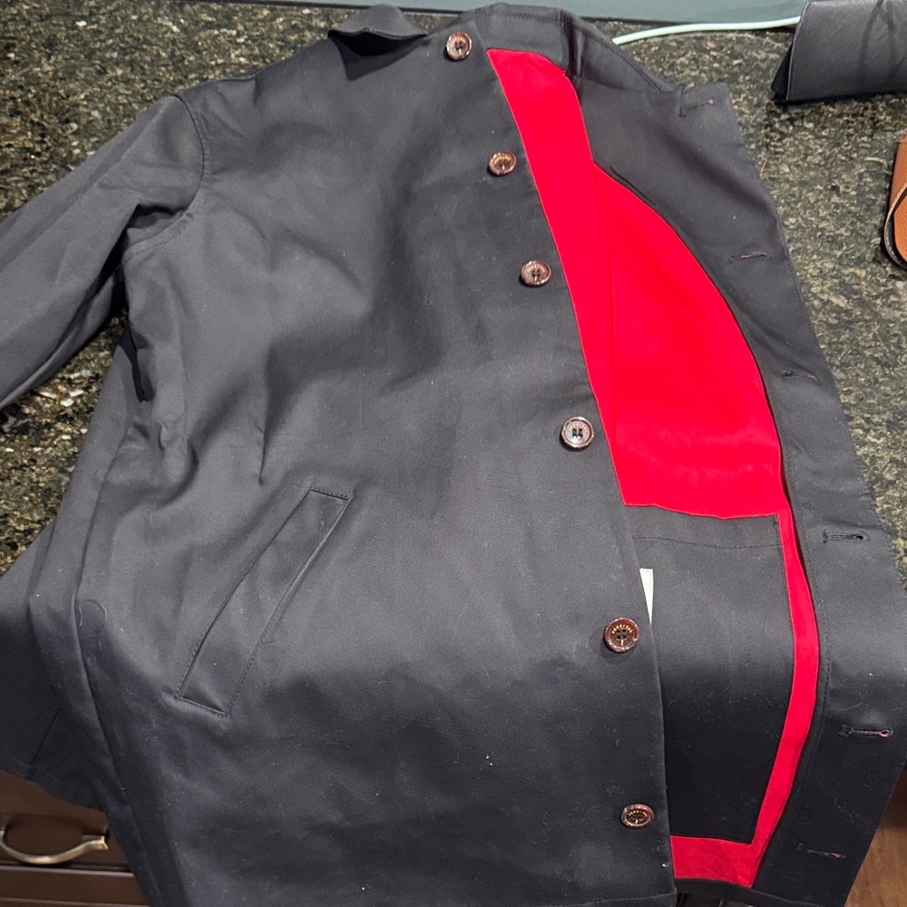 Percival Men's Black Raincoat (Sherlock) - Picture 2 of 6